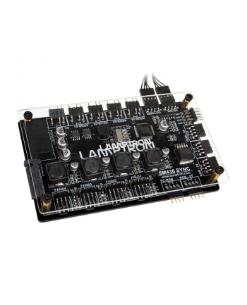 Lamptron Sterownik wentylatorów RGB + wyświetlacz (LAMPCA410BLULS323) nr 1