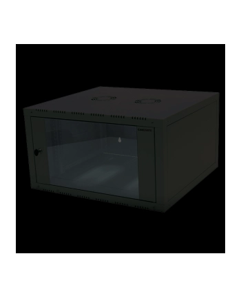 Logilink - 15U Wall Mounted Rack 70 Kg Black Glass,Steel 48.3 Cm (19 nr 2
