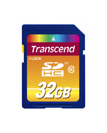 Pamięć SecureDigital TRANSCEND 32GB SDHC Card Class 10