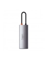 BASEUS  HUB 5W1 METAL GLEAM SERIES, USB-C DO 3X USB 3.0 + HDMI + USB-C PD (6953156204638)  (6953156204638) - nr 3