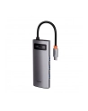 BASEUS  HUB 5W1 METAL GLEAM SERIES, USB-C DO 3X USB 3.0 + HDMI + USB-C PD (6953156204638)  (6953156204638) - nr 7
