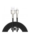 BASEUS BASEUS CAFULE METAL LIGHTNING CABLE 2.4A 200CM BLACK  (6953156202283) - nr 1