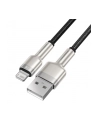 BASEUS BASEUS CAFULE METAL LIGHTNING CABLE 2.4A 200CM BLACK  (6953156202283) - nr 7