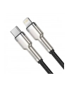 BASEUS BASEUS CAFULE METAL LIGHTNING CABLE PD20W 25CM BLACK  (6953156202054) - nr 20