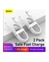 BASEUS Simple Wisdom 2x Kabel Micro-USB 2.1A 150cm - nr 15