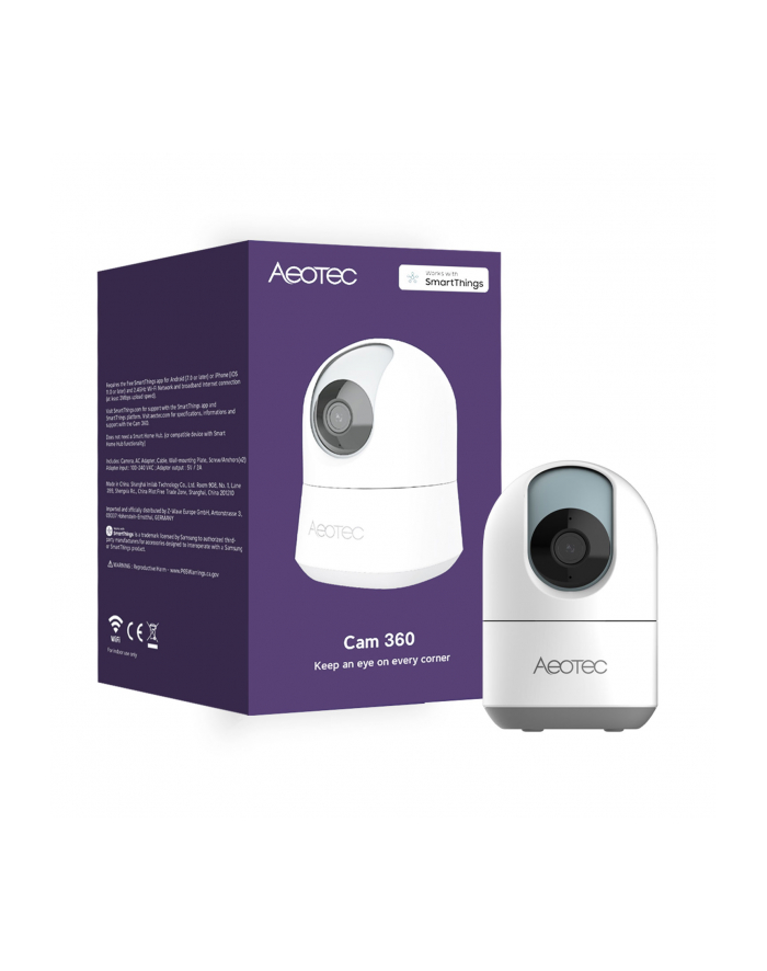 Aeotec Cam 360 Kamera Smartthings (GPAEOCAMEU) główny