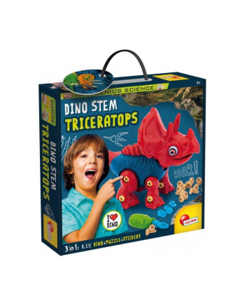 lisciani giochi I'm a Genius Mały Geniusz Dino Stem Triceratops 92420 LISCIANI