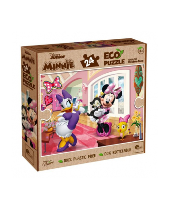 lisciani giochi Puzzle dwustronne 24el eko Minnie Mouse 91812 LISCIANI