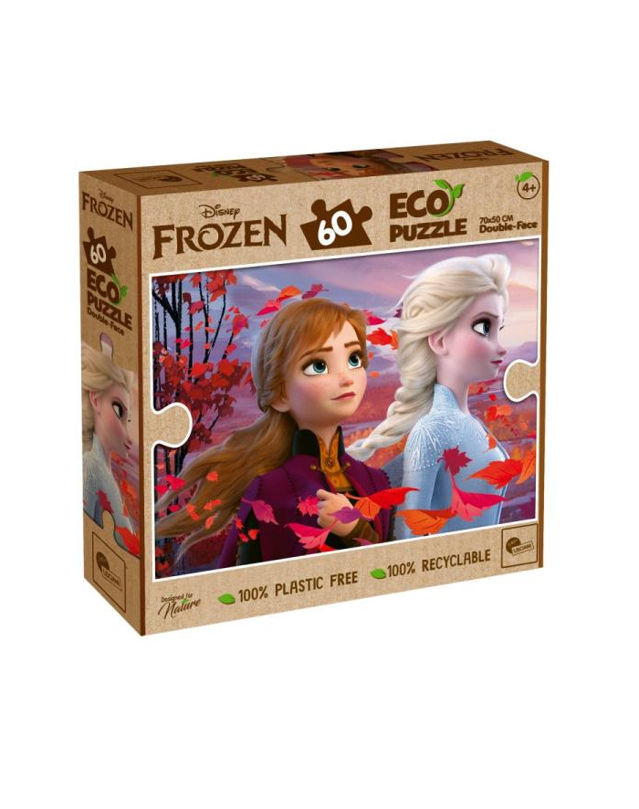 lisciani giochi Puzzle dwustronne 60el eko Kraina Lodu. Frozen 91881 LISCIANI główny