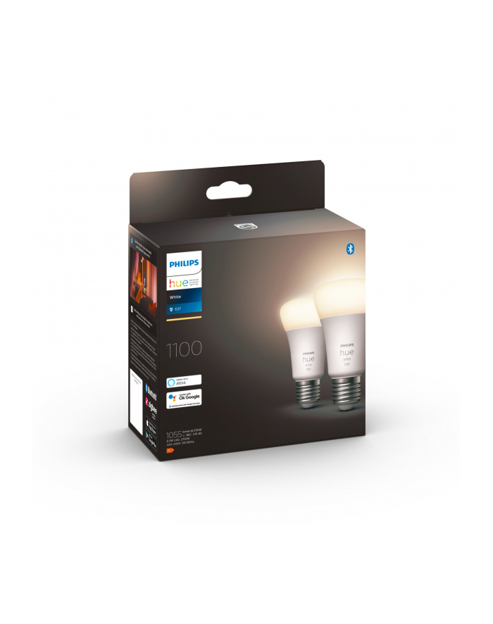 PHILIPS HUE White 2 szt. E27 1100lm główny