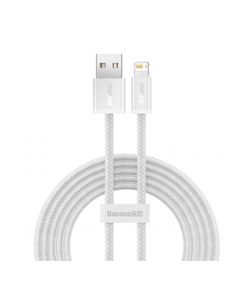 BASEUS KABEL PRZEWÓD USB - LIGHTNING / IPHONE 100CM  DYNAMIC 2.4A - BIAŁY (CALD000402)  (CALD000402)
