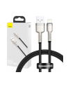 BASEUS BASEUS CAFULE METAL LIGHTNING CABLE 2.4A 25CM BLACK  (6953156202238) - nr 1