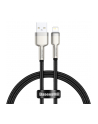 BASEUS BASEUS CAFULE METAL LIGHTNING CABLE 2.4A 25CM BLACK  (6953156202238) - nr 2