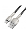 BASEUS BASEUS CAFULE METAL LIGHTNING CABLE 2.4A 25CM BLACK  (6953156202238) - nr 3