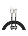 BASEUS BASEUS CAFULE METAL LIGHTNING CABLE 2.4A 100CM BLACK  (6953156202245) - nr 12