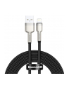 BASEUS BASEUS CAFULE METAL LIGHTNING CABLE 2.4A 200CM BLACK  (6953156202283) - nr 1