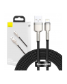 BASEUS BASEUS CAFULE METAL LIGHTNING CABLE 2.4A 200CM BLACK  (6953156202283) - nr 4