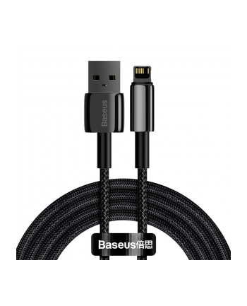 Baseus Kabel USB do USB-C Tungsten Gold 100W 2m Czarny (CATWJA01)