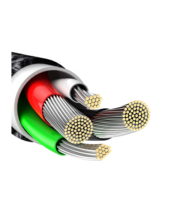 Baseus Kabel USB do USB-C Tungsten Gold 100W 2m Czarny (CATWJA01)
