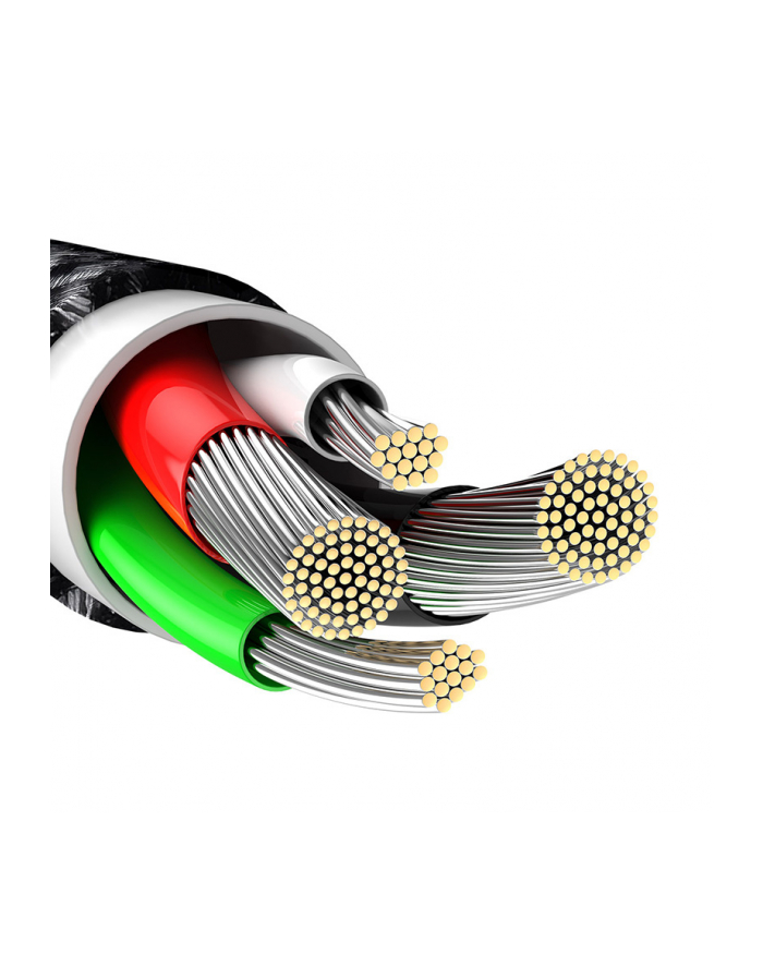 Baseus Kabel USB do USB-C Tungsten Gold 100W 2m Czarny (CATWJA01) główny