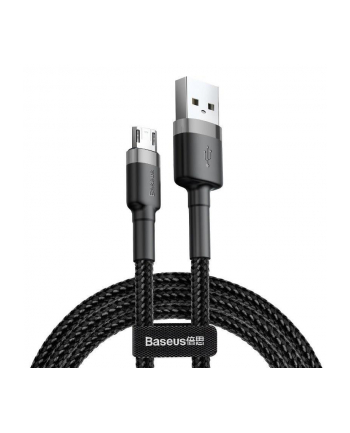 BASEUS BASEUS CAFULE MICRO-USB CABLE 300CM GREY/BLACK (6953156296374)