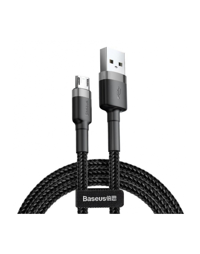 BASEUS BASEUS CAFULE MICRO-USB CABLE 300CM GREY/BLACK (6953156296374) główny