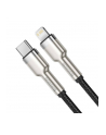 BASEUS BASEUS CAFULE METAL LIGHTNING CABLE PD20W 25CM BLACK  (6953156202054) - nr 20