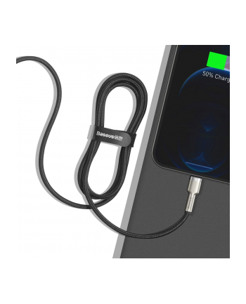BASEUS BASEUS CAFULE METAL LIGHTNING CABLE PD20W 100CM BLACK  (6953156202061)