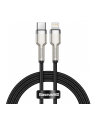 BASEUS BASEUS CAFULE METAL LIGHTNING CABLE PD20W 100CM BLACK  (6953156202061) - nr 18