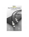 BASEUS BASEUS CAFULE METAL LIGHTNING CABLE PD20W 100CM BLACK  (6953156202061) - nr 4