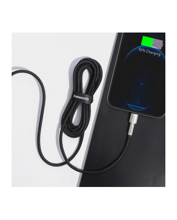 BASEUS BASEUS CAFULE METAL LIGHTNING CABLE PD20W 200CM BLACK  (6953156202108)