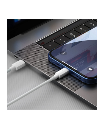 BASEUS KABEL USB-C DO LIGHTNING BASEUS SIMPLE WISDOM, PD, 20W, 1.5M (BIAŁY) 2SZT.  (BSU1897WHT)