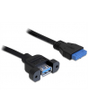 DeLOCK 0.5m USB 3.0 F/F (83118) - nr 2