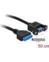 DeLOCK 0.5m USB 3.0 F/F (83118) - nr 13