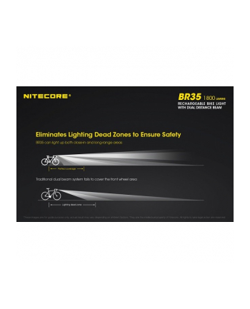 Nitecore Br35 Lampa Rowerowa Przednia 1800 Lm (Lnitebr35)