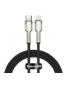 BASEUS BASEUS CAFULE METAL LIGHTNING CABLE PD20W 100CM BLACK  (6953156202061) - nr 18