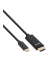 InLine Kabel InLine InLine Kabel USB Display, USB Typu-C męski na HDMI męski (Tryb DP Alt), 4K2K, czarny, 3m (64113) - nr 2
