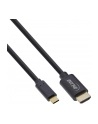 InLine Kabel InLine InLine Kabel USB Display, USB Typu-C męski na HDMI męski (Tryb DP Alt), 4K2K, czarny, 3m (64113) - nr 4