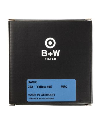 B+W Filtr fotograficzny Basic Yellow 022 MRC 52mm