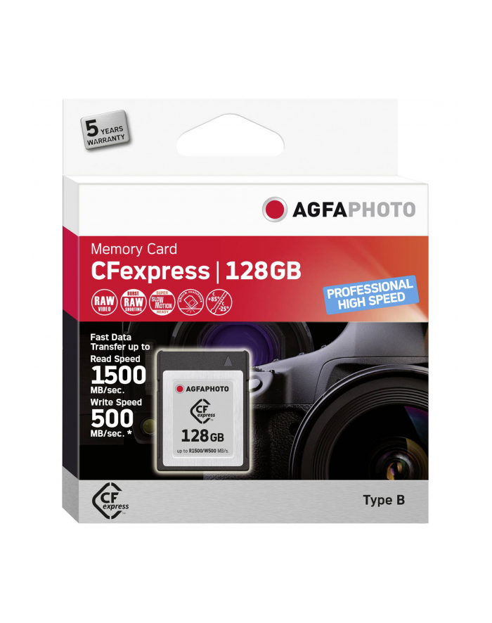 AgfaPhoto CFexpress 128GB Professional High Speed główny