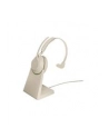 Jabra Evolve2 65, Uc Mono Zestaw Słuchawkowy Opaska Na Głowę Usb Type-C Bluetooth Beżowy (26599889888) - nr 2