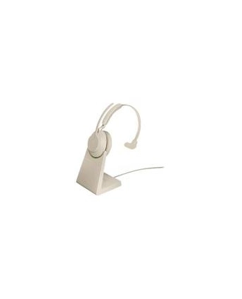 Jabra Evolve2 65, Uc Mono Zestaw Słuchawkowy Opaska Na Głowę Usb Type-C Bluetooth Beżowy (26599889888)
