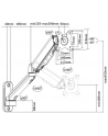 neomounts by newstar Uchwyt ścienny WL70-450BL11 - nr 97