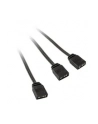 Kolink rozgałęziacz oświetlenia 2x ARGB 3-pin LED 30cm z adapterem męski / żeński, czarny - nr 5