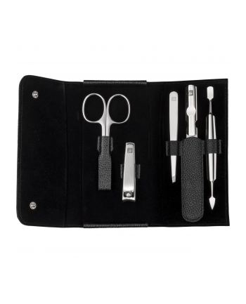 Zwilling Classic Inox Druckknopf-Etui schwarz 3 zestaw do manicure nr 2