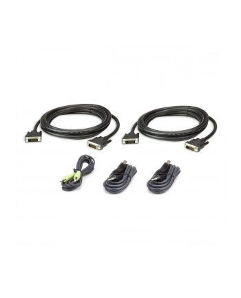 ATEN  CABLE KIT DUAL DVI-DD/USB/SP L:3M (2L7D03UDX5)