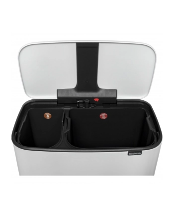 Brabantia Kosz Bo Pedal Bin 2 komory 11+23L Biały 121142 nr 1