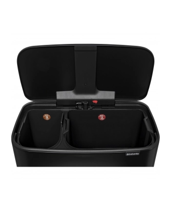 Brabantia Bo Kosz Pedałowy 11L + 23L Czarny Matowy (121227N) nr 1