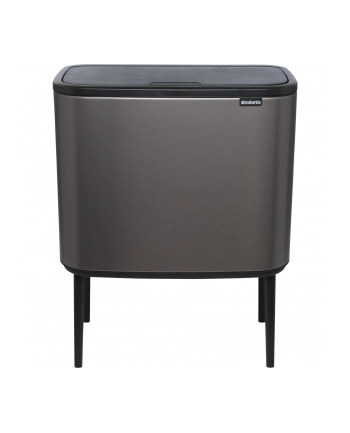 Brabantia Kosz Brabantia Bo Touch Bin Brązowo-Czarny 3X11 L nr 1