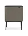 Brabantia Kosz Brabantia Bo Touch Bin Brązowo-Czarny 3X11 L - nr 5